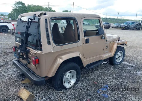 1999 Jeep Wrangler Sahara из США, поврежденный, VIN 1J4FY49S3XP407594